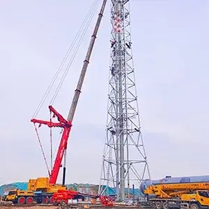 Pylônes éoliens en acier, Poteaux électriques et Cheminées Industrielles en acier sur mesure