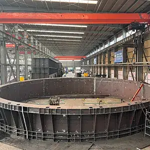 Fabrication de structures métalliques pour tunnelier