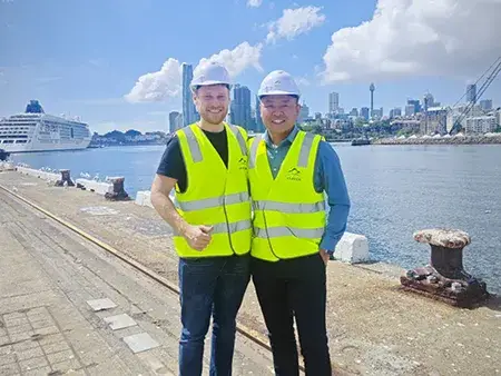Visite de Site Client en Australie (Site de Projet)